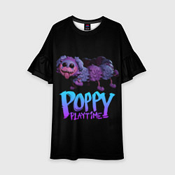 Платье клеш для девочки POPPY PLAYTIME PJ Pug-a-Pillar, цвет: 3D-принт