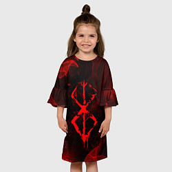 Платье клеш для девочки Клеймо жертвы BERSERK, цвет: 3D-принт — фото 2