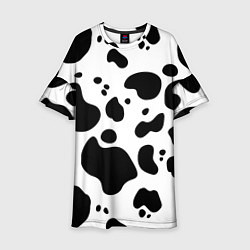 Платье клеш для девочки Пятна Далматина, цвет: 3D-принт