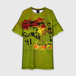 Платье клеш для девочки Chuck - Sum 41, цвет: 3D-принт