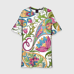 Детское платье Fashionable floral Oriental pattern Summer 2025