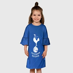 Платье клеш для девочки Tottenham hotspur SPORT, цвет: 3D-принт — фото 2
