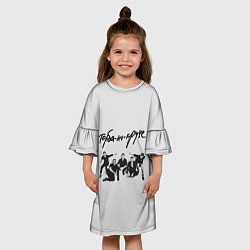 Платье клеш для девочки Торба на круче Макс Иванов, цвет: 3D-принт — фото 2