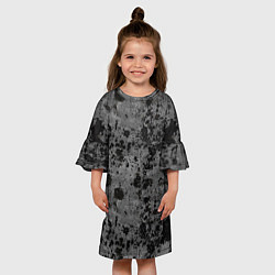 Платье клеш для девочки Камуфляж Metro, цвет: 3D-принт — фото 2