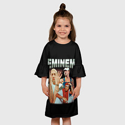 Платье клеш для девочки Eminem Slim Shady, цвет: 3D-принт — фото 2