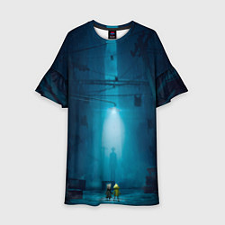 Платье клеш для девочки Little Nightmare, цвет: 3D-принт