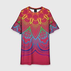 Детское платье Viva magenta mandala