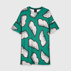 Детское платье Книжный узор