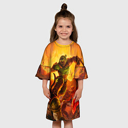Платье клеш для девочки Палач Рока, цвет: 3D-принт — фото 2