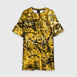 Детское платье Желтый хаос