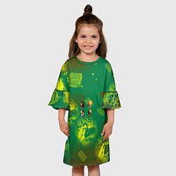 Платье клеш для девочки Simpson children, цвет: 3D-принт — фото 2