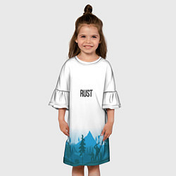 Платье клеш для девочки Rustli, цвет: 3D-принт — фото 2