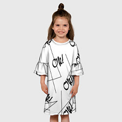 Платье клеш для девочки Ok, цвет: 3D-принт — фото 2