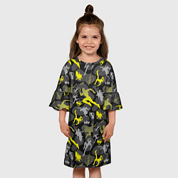 Платье клеш для девочки Pattern The Flash 2023, цвет: 3D-принт — фото 2