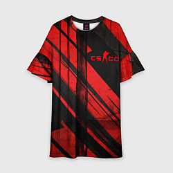 Детское платье CS GO black and red