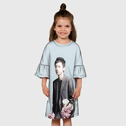Платье клеш для девочки Chanyeol, цвет: 3D-принт — фото 2