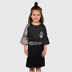 Платье клеш для девочки Gaimin Gladiators Splash, цвет: 3D-принт — фото 2