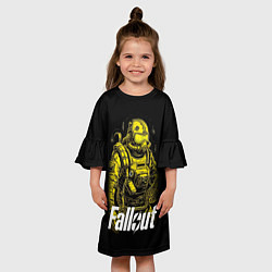 Платье клеш для девочки Poster Fallout, цвет: 3D-принт — фото 2