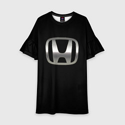 Платье клеш для девочки Honda sport auto, цвет: 3D-принт