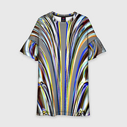 Детское платье Струйчатый перламутровый узор