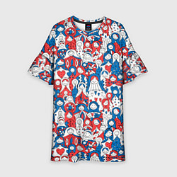 Детское платье Русские матрешки