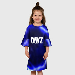 Платье клеш для девочки Dayz strom gradient, цвет: 3D-принт — фото 2