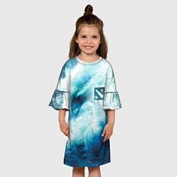 Платье клеш для девочки Dota 2 - Morphling, цвет: 3D-принт — фото 2