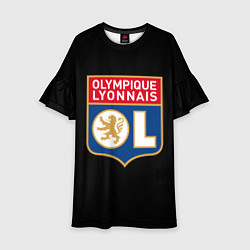 Платье клеш для девочки Олимпик, цвет: 3D-принт