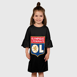 Платье клеш для девочки Олимпик, цвет: 3D-принт — фото 2