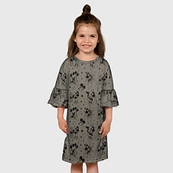 Платье клеш для девочки Микки Маус матрос - паттерн, цвет: 3D-принт — фото 2