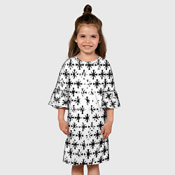Платье клеш для девочки Farcry ubisoft pattern, цвет: 3D-принт — фото 2