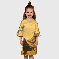 Платье клеш для девочки Dune - The Traveler, цвет: 3D-принт — фото 2