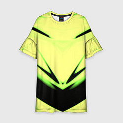 Детское платье Geometry stripes кислотный стиль