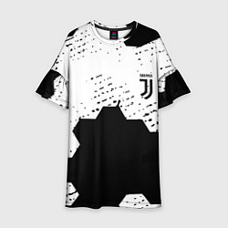 Детское платье Juventus hexagon black sport