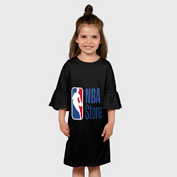 Платье клеш для девочки NBA store, цвет: 3D-принт — фото 2