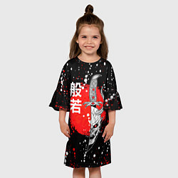 Платье клеш для девочки Хання на кинжале, цвет: 3D-принт — фото 2