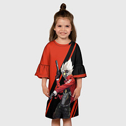 Платье клеш для девочки Zenless Zone Zero Billy Kid, цвет: 3D-принт — фото 2