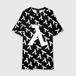 Детское платье Half liife logo pattern