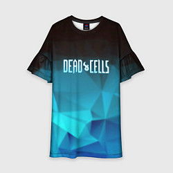 Платье клеш для девочки Dead cells абстрактный стиль, цвет: 3D-принт