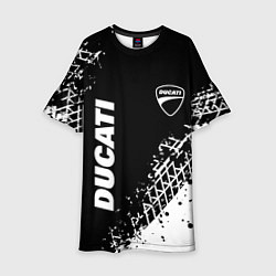 Детское платье Ducati - следы от шин
