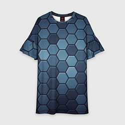 Платье клеш для девочки Максимум брони киберпанк, цвет: 3D-принт