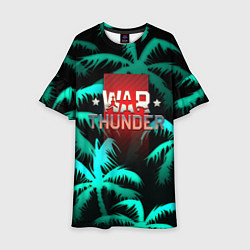 Платье клеш для девочки Warthunder tropic, цвет: 3D-принт