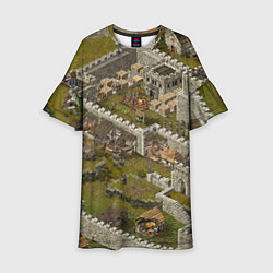 Платье клеш для девочки Stronghold Crusader Definitive Edition, цвет: 3D-принт