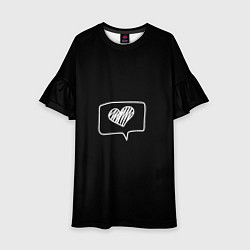 Платье клеш для девочки Cердешко, цвет: 3D-принт