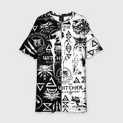 Платье клеш для девочки Monster energy логотипы игр, цвет: 3D-принт