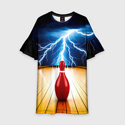 Детское платье Кегля для боулинга и молния