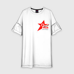 Платье клеш для девочки Праздник-9 мая, цвет: 3D-принт