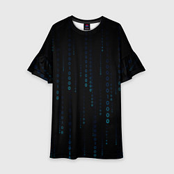 Детское платье Color black blue