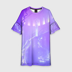 Детское платье Лавандовые прозрачные лестницы