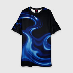 Детское платье Color blue smoke